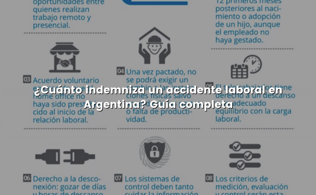 ¿Cuánto indemniza un accidente laboral en Argentina? Guía completa