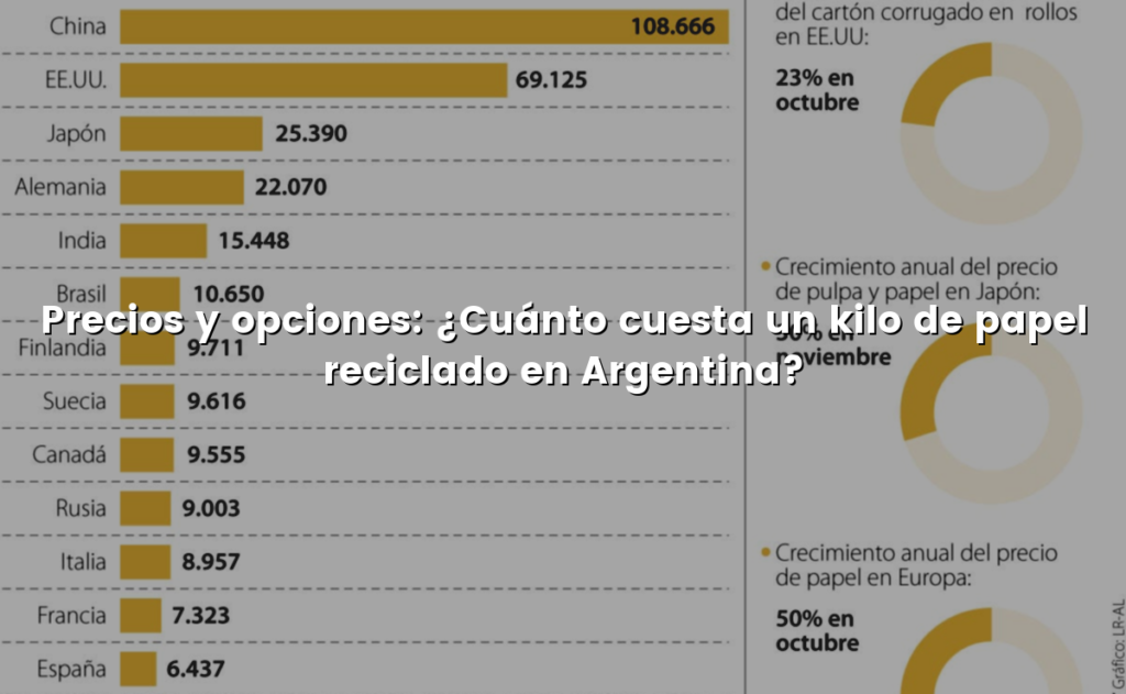 Precios y opciones: ¿Cuánto cuesta un kilo de papel reciclado en Argentina?