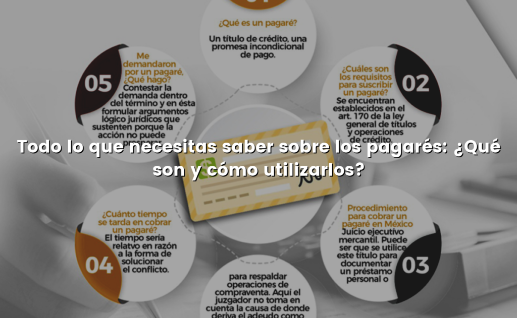 Todo lo que necesitas saber sobre los pagarés: ¿Qué son y cómo utilizarlos?